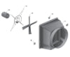 Aerotech® 24" Fan, 4 blade with 1/2" bore