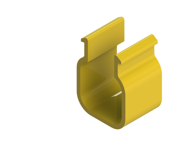 Lubing Pipe Clip 28mm (Yellow)