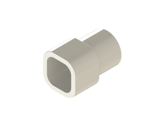Lubing Transition Piece 22MM M X 0750