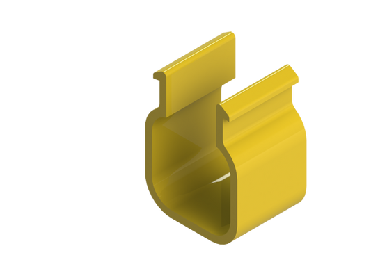 Lubing Pipe Clip 28mm (Yellow)