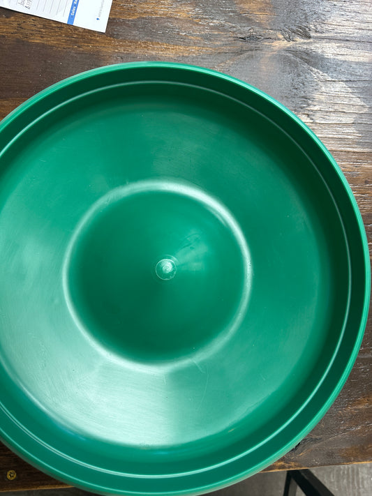 VALCO HIGH CAPACITY OUTSIDE ATTACHED PLASTIC PAN (GREEN)