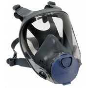 Full Face Respirator, 9000 Series, Not Rated, Bayonet, Size L