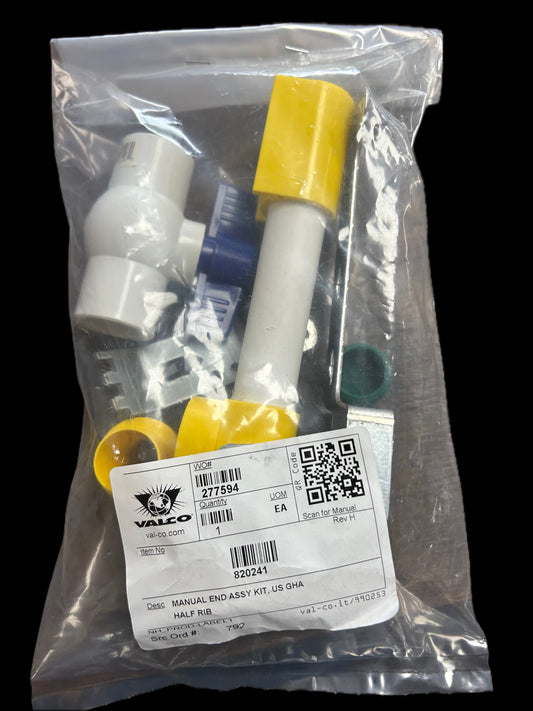 Valco Manual End Assembly (Standpipe Sold Separate)