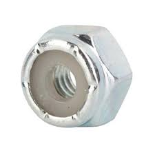 Cumberland® Lock Nut, Imperial, #10-24, Zinc Plated, Grade 2