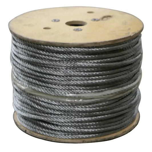 Galvanized Cable by the Roll 1/8" 7x19 1,000 ft