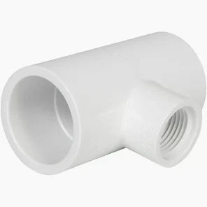PVC Reducing Female Fogger Tee 1/2" x 1/2" x 1/8"