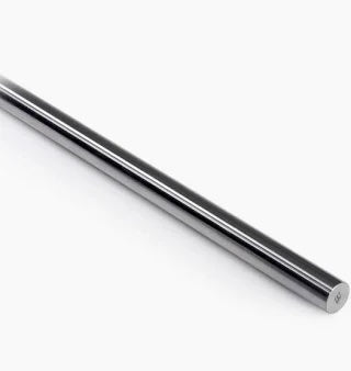 Straight 1"D  X 10.875"L Steel Shaft, w/Retaining Pin Holes